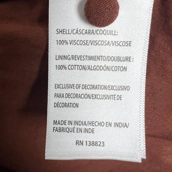 Idyllwind floral embroidered mini dress rust brown fueled by Miranda Lambert - Picture 10 of 11